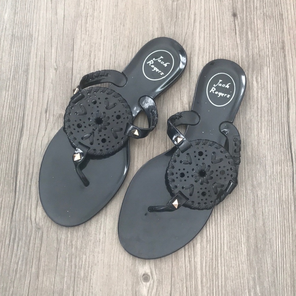 Girls Black Jack Rogers